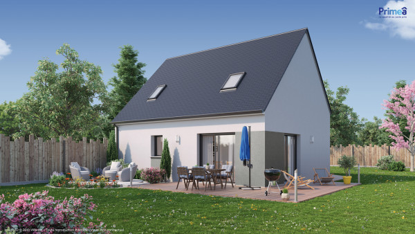 Maison neuve à Pontivy avec 4 chambres sur terrain de 637m2 - image 1