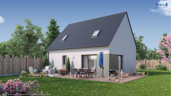 Maison neuve à Lécousse avec 4 chambres sur terrain de 549m2 - image 1