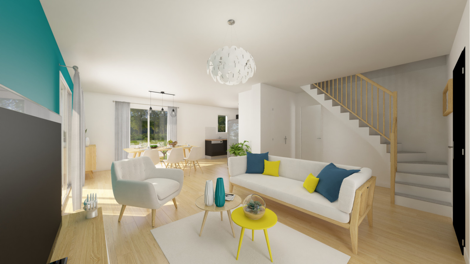 Maison neuve à Lécousse avec 4 chambres sur terrain de 549m2 / image 4