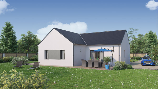 Maison neuve à Bonnes avec 3 chambres sur terrain de 1850m2 - image 1