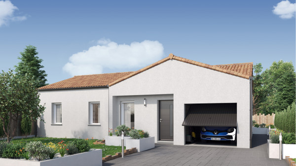 Maison neuve à Palluau avec 3 chambres sur terrain de 416m2 - image 2