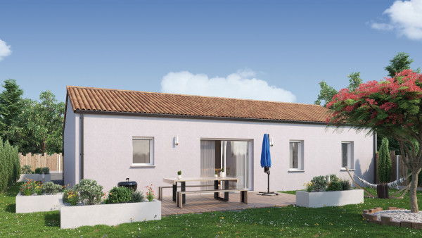 Maison neuve à Notre-Dame-de-Monts avec 3 chambres sur terrain de 568m2 - image 1