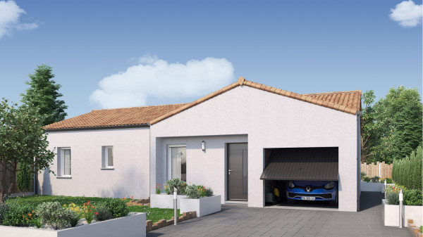 Maison neuve à Nesmy avec 3 chambres sur terrain de 321m2 - image 2