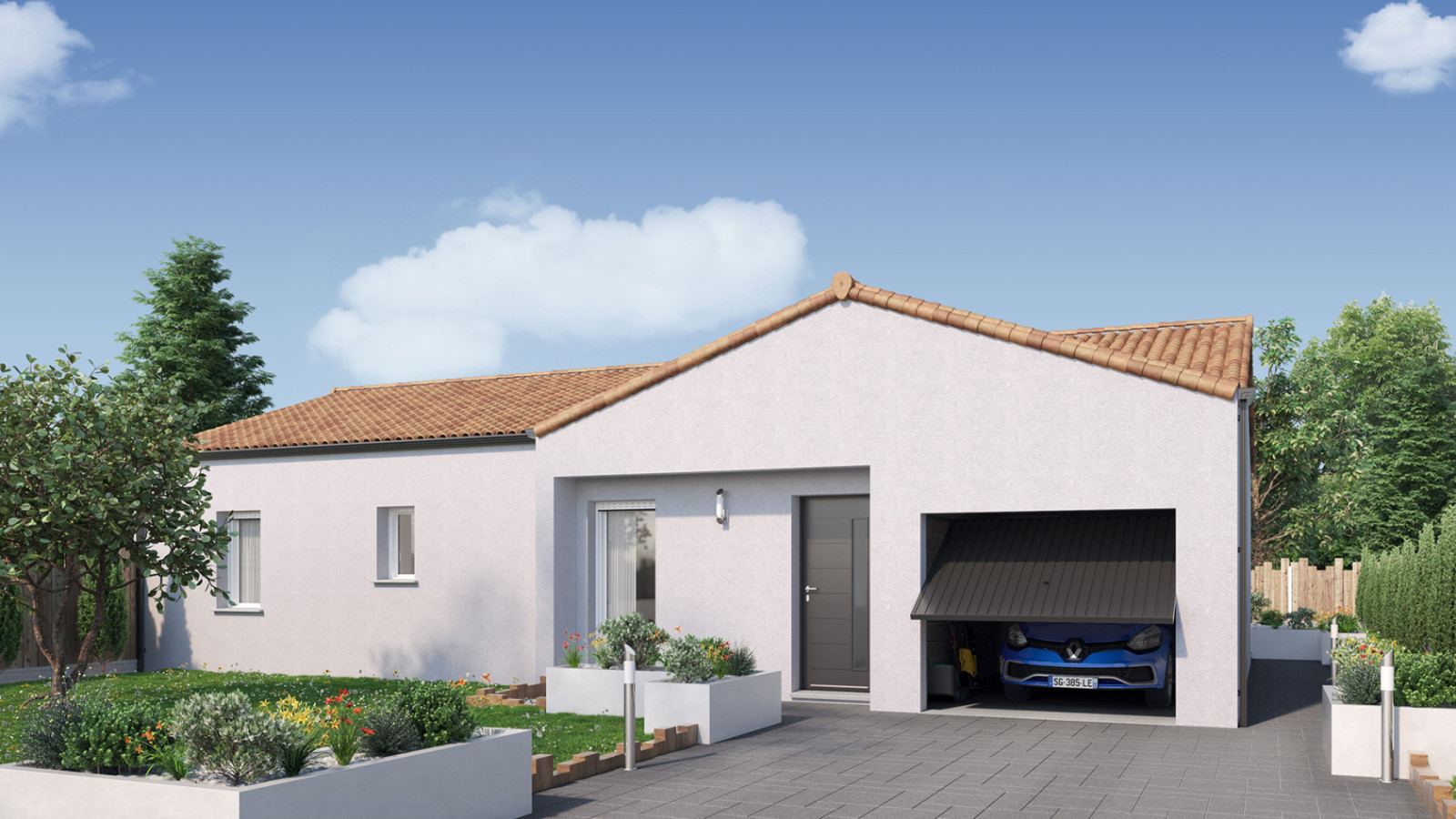 Maison neuve à Saint-Denis-la-Chevasse avec 3 chambres sur terrain de 589m2 / image 3