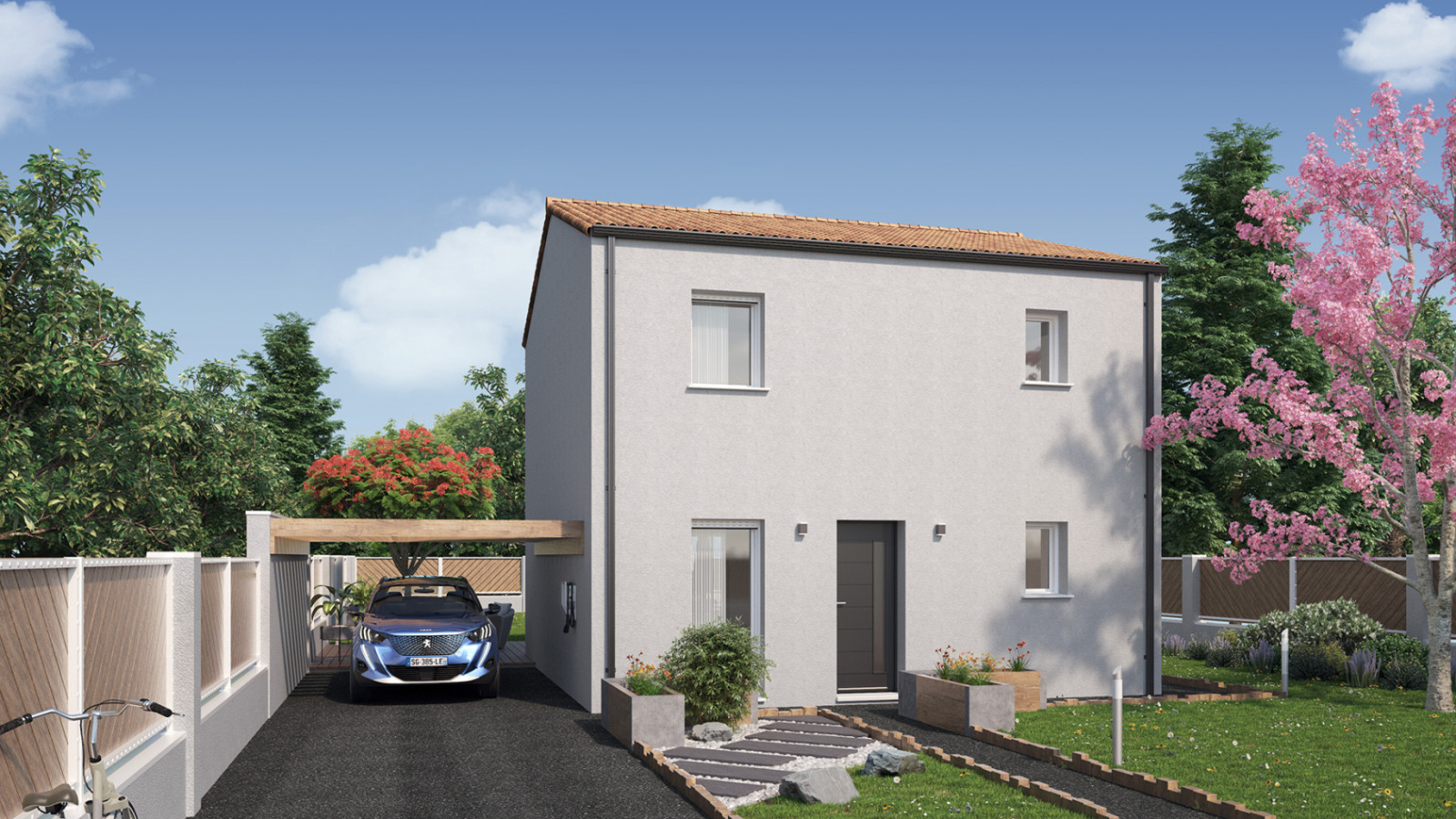 Maison neuve à Longeville-sur-Mer avec 3 chambres sur terrain de 308m2 / image 3