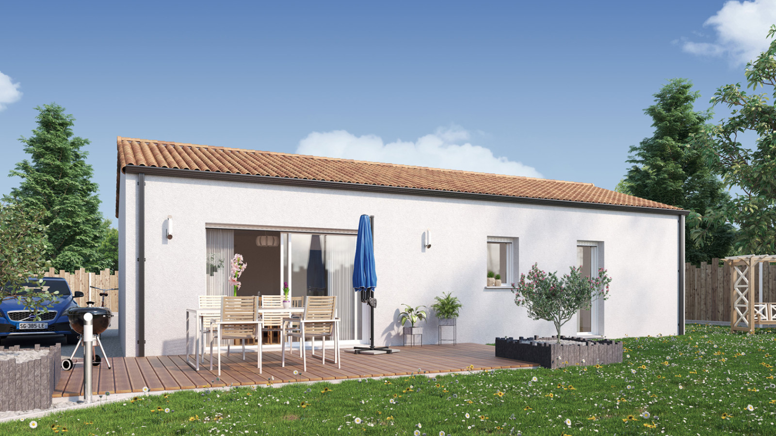 Maison neuve à Chantonnay avec 3 chambres sur terrain de 2435m2 / image 2