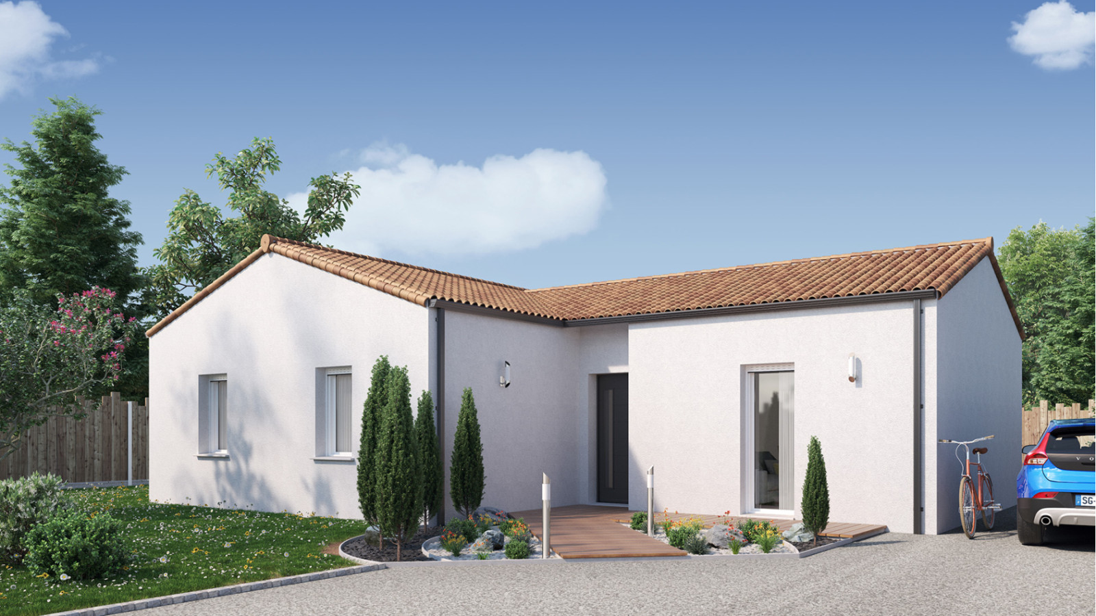 Maison neuve à Avrillé avec 3 chambres sur terrain de 271m2 / image 3