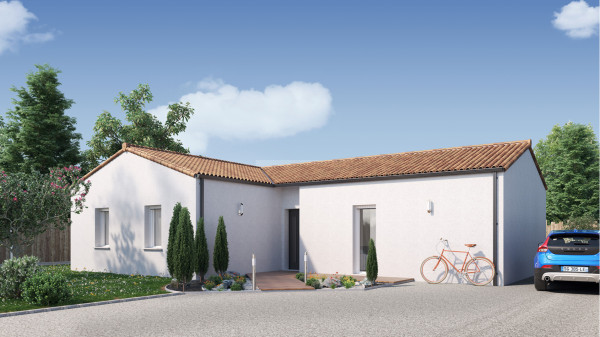 Maison neuve à Aizenay avec 4 chambres sur terrain de 340m2 - image 2