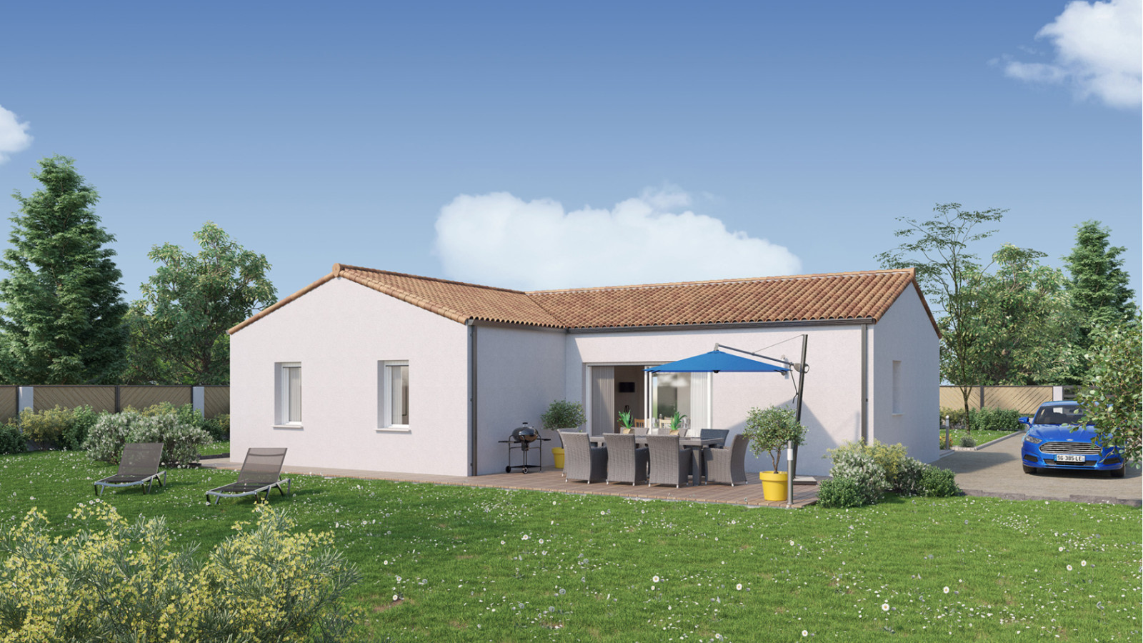 Maison neuve à Martinet avec 3 chambres sur terrain de 438m2 / image 2