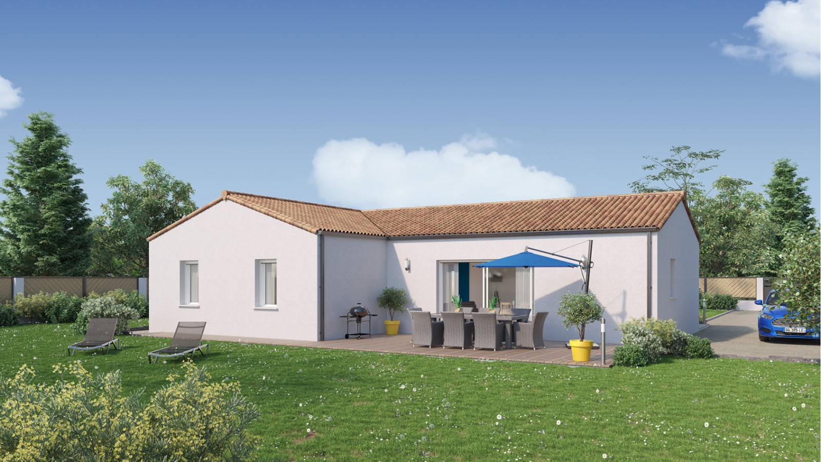 Maison neuve à Apremont avec 3 chambres sur terrain de 567m2 / image 2