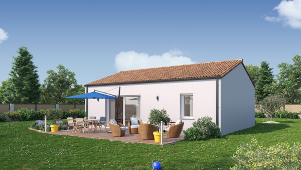 Maison neuve à Froidfond avec 2 chambres sur terrain de 600m2 - image 1