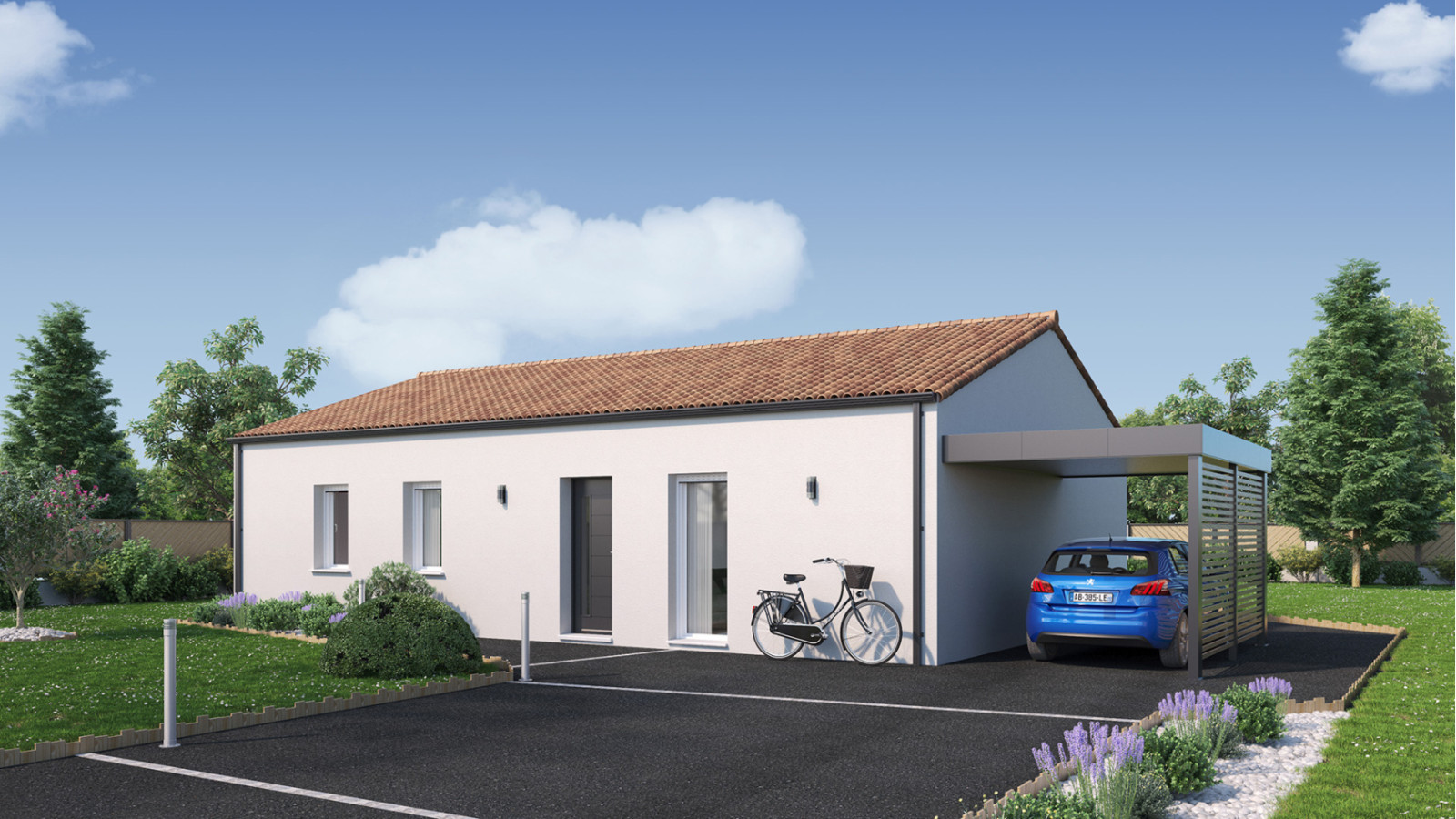 Maison neuve à Aizenay avec 3 chambres sur terrain de 466m2 / image 3