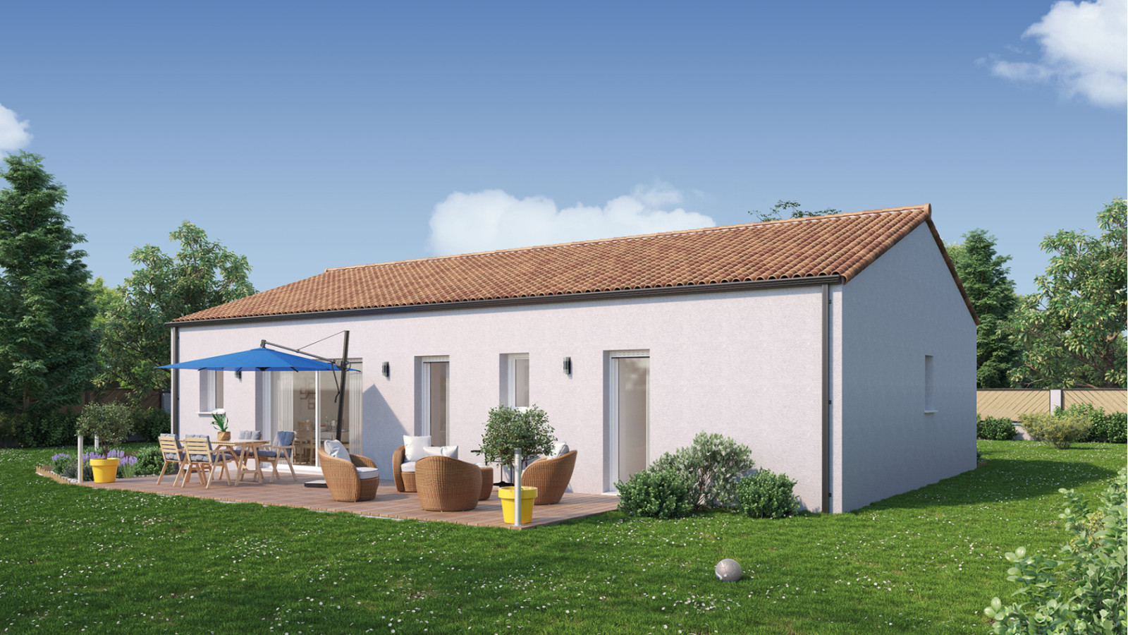 Maison neuve à Saint-Julien-des-Landes avec 4 chambres sur terrain de 340m2 / image 2