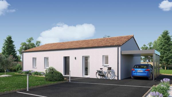 Maison neuve à Notre-Dame-de-Monts avec 4 chambres sur terrain de 390m2 - image 2