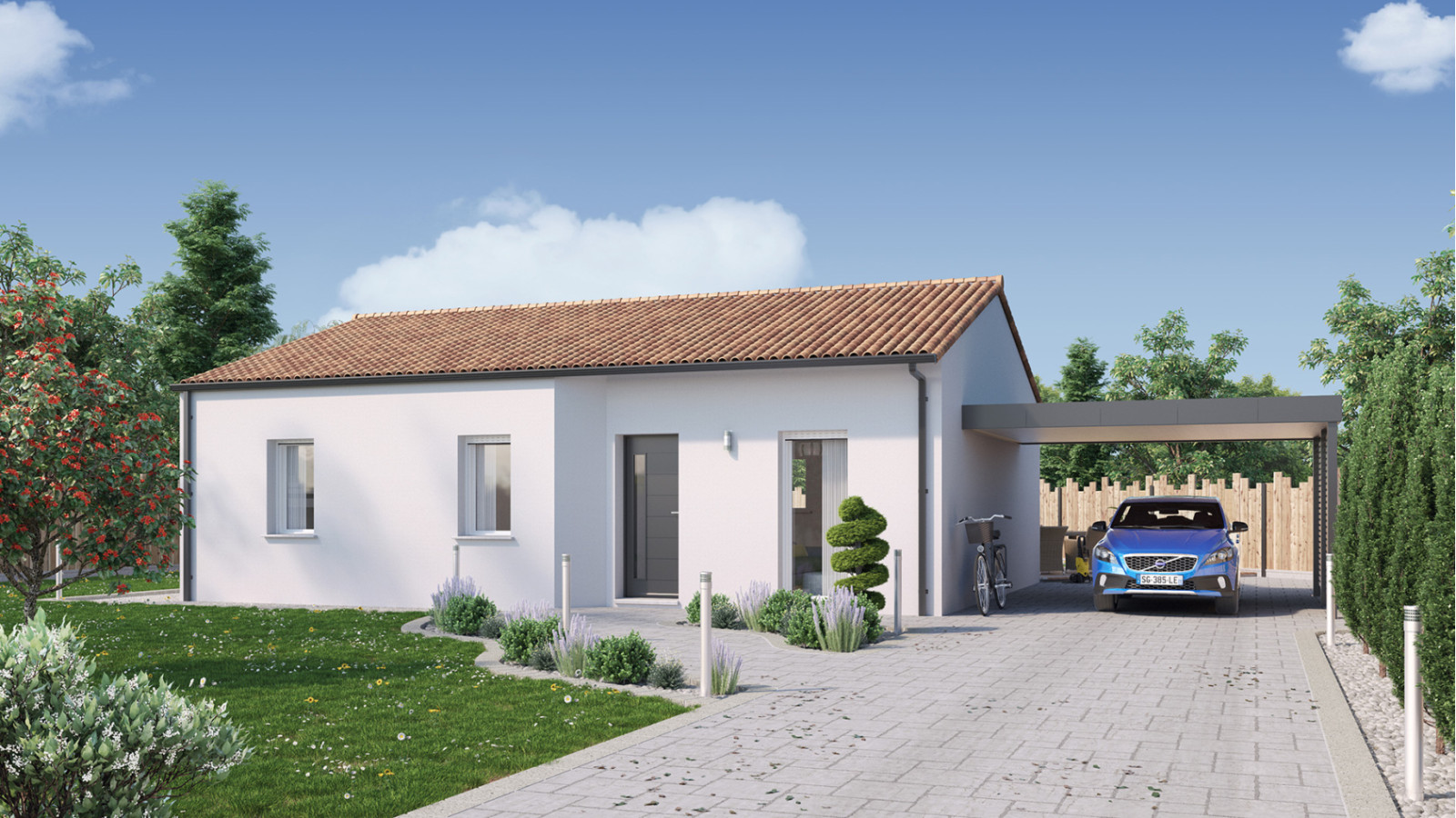 Maison neuve à Nesmy avec 3 chambres sur terrain de 321m2 / image 3