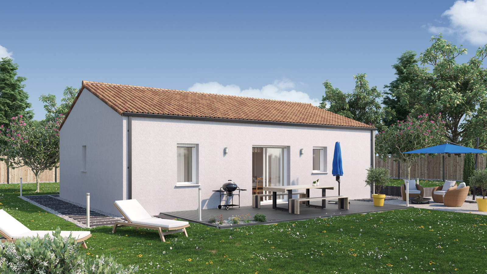 Maison neuve à Saint-Denis-la-Chevasse avec 2 chambres sur terrain de 589m2 / image 3