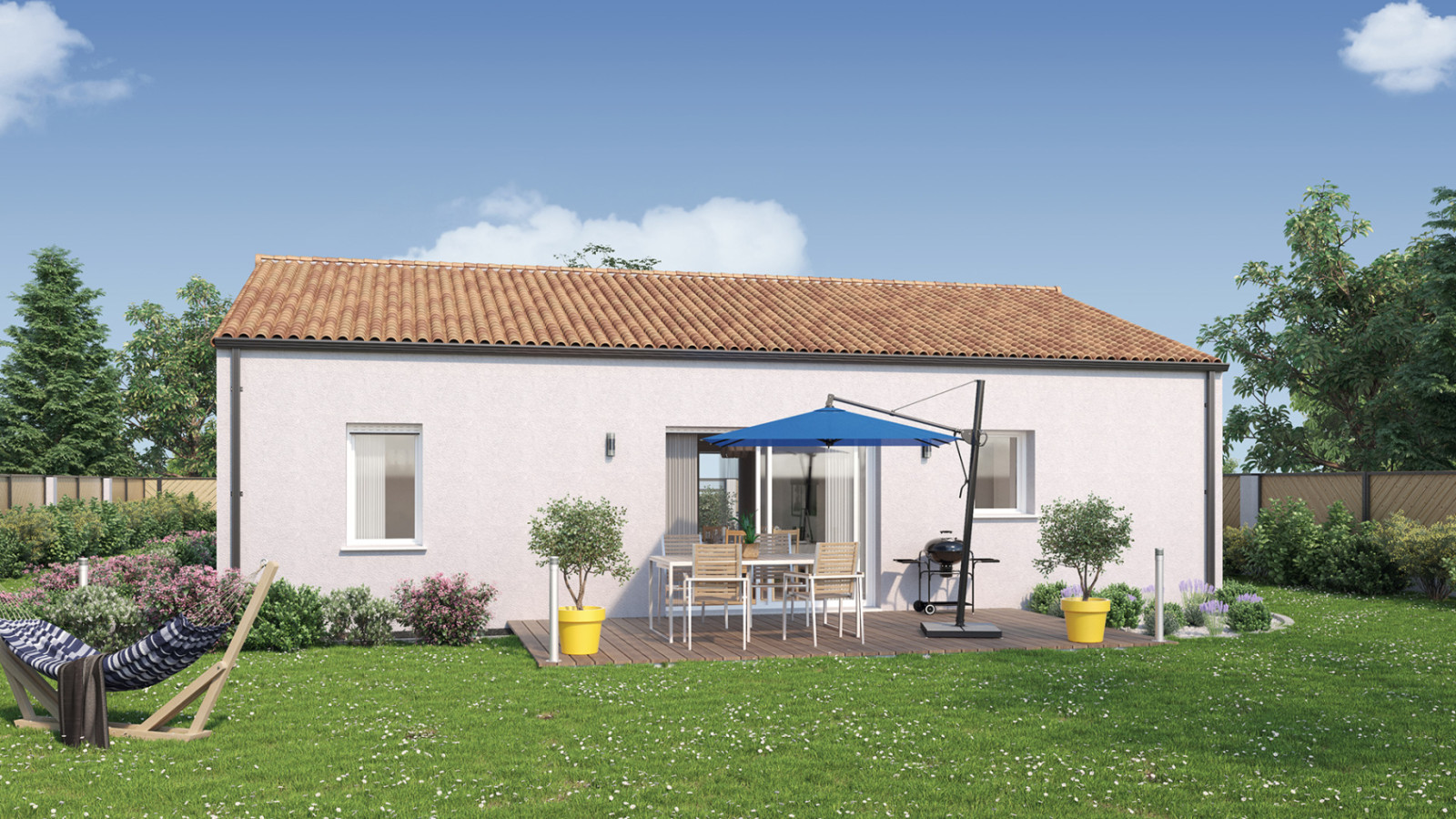 Maison neuve à Aubigny-Les Clouzeaux avec 2 chambres sur terrain de 380m2 / image 2