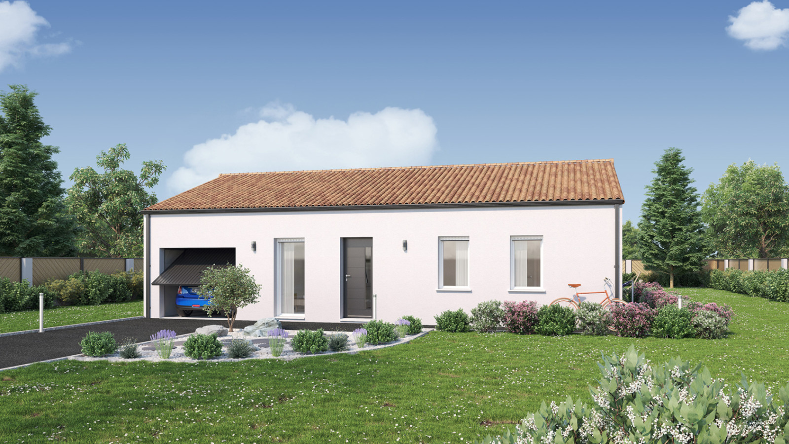 Maison neuve à Montaigu-Vendée avec 3 chambres sur terrain de 710m2 / image 3