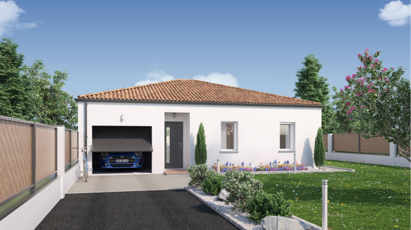 Maison neuve à Aizenay avec 3 chambres sur terrain de 358m2 - image 2