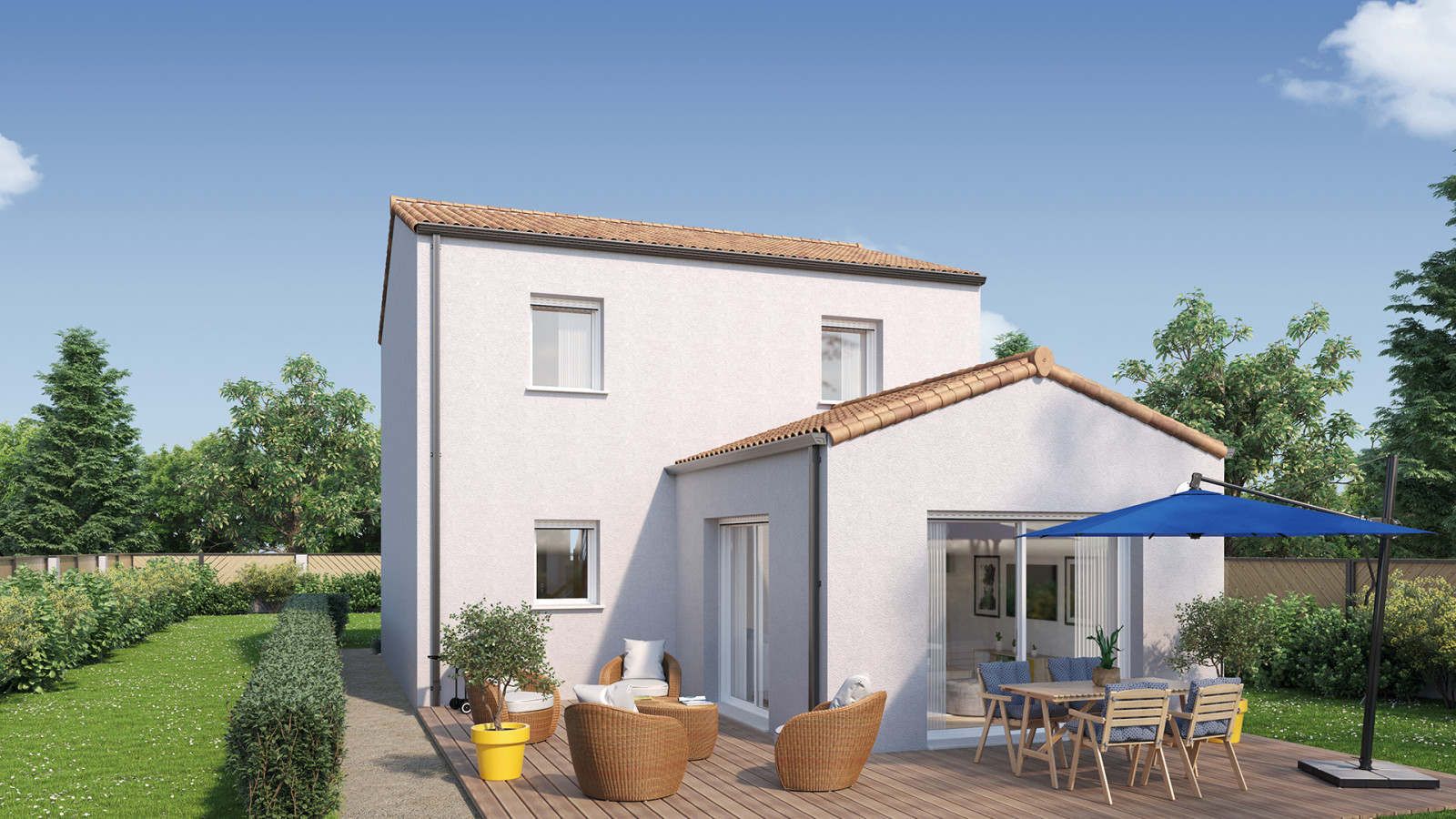 Maison neuve à Saint-Denis-la-Chevasse avec 4 chambres sur terrain de 589m2 / image 2