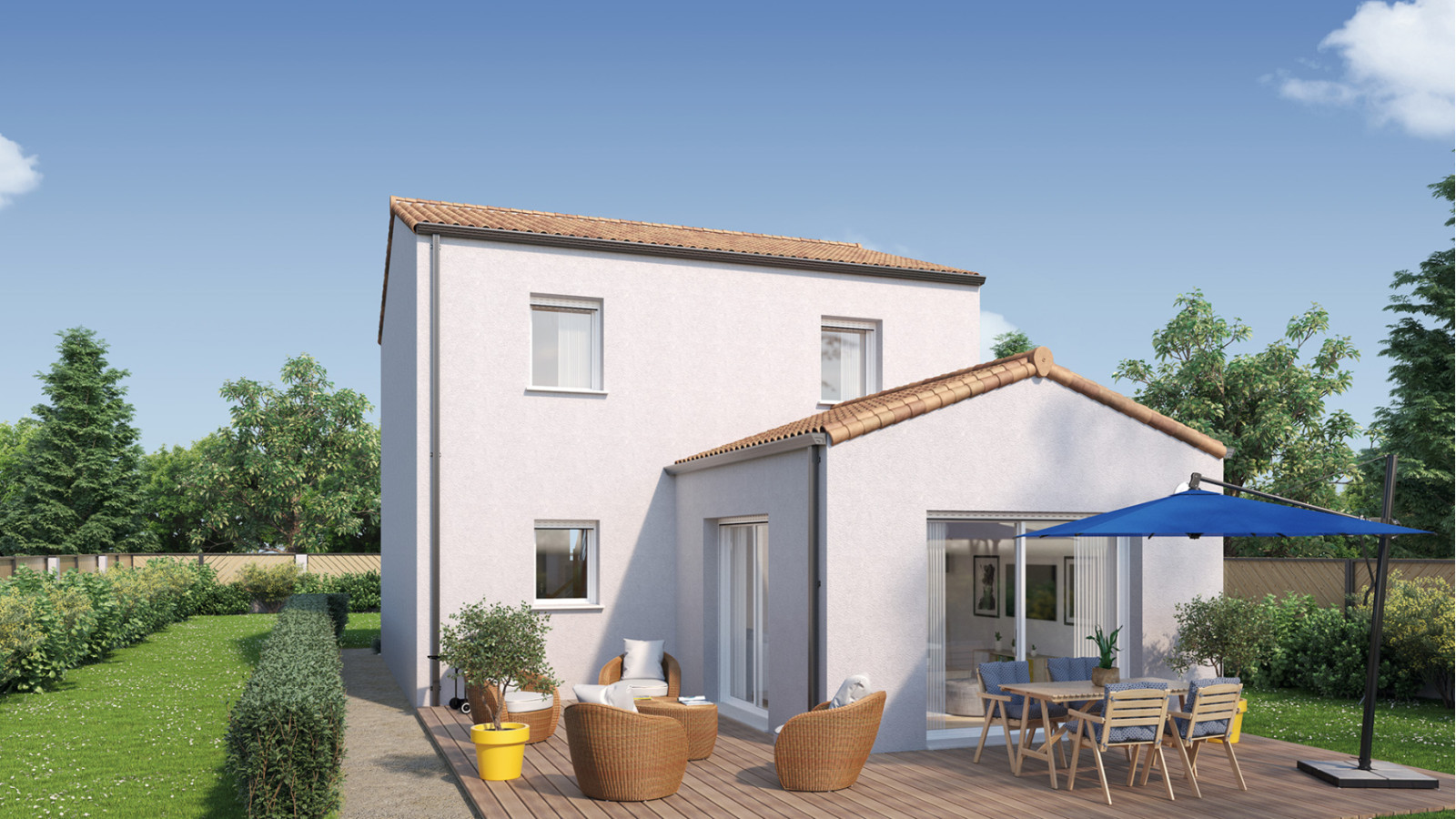 Maison neuve à Aizenay avec 4 chambres sur terrain de 350m2 / image 2