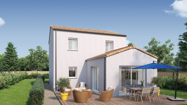 Maison neuve à Saint-Denis-la-Chevasse avec 4 chambres sur terrain de 589m2 - image 1