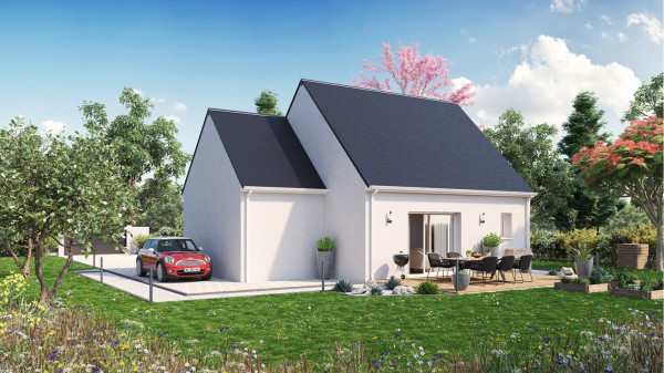 Maison neuve à Les Touches avec 1 chambres sur terrain de 230m2 - image 2