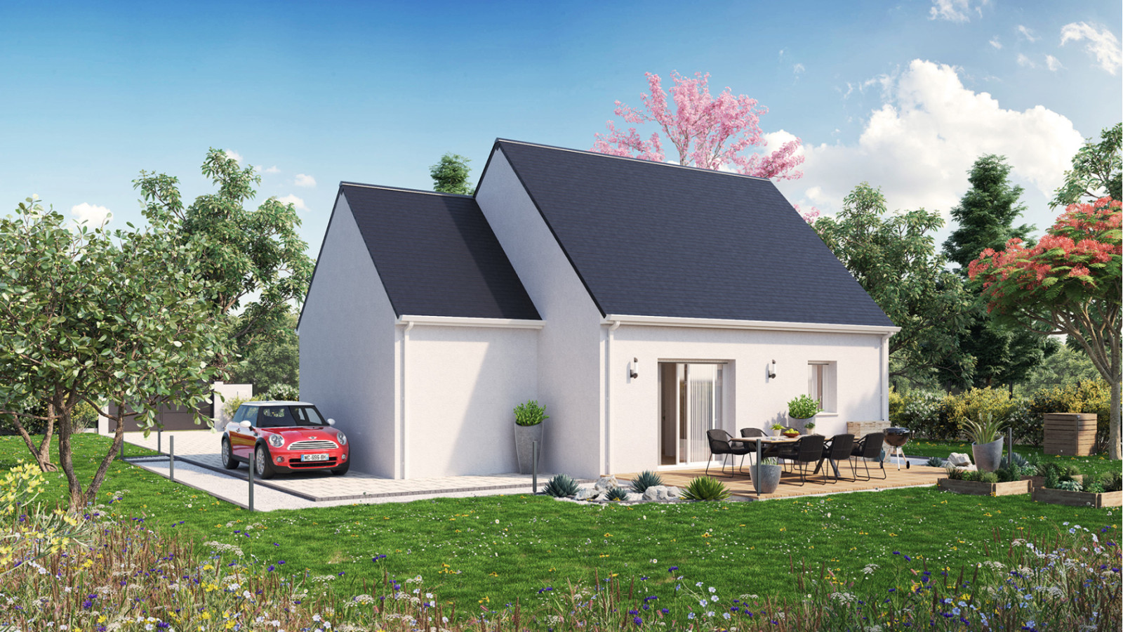 Maison neuve à Baugé-en-Anjou avec 2 chambres sur terrain de 590m2 / image 3
