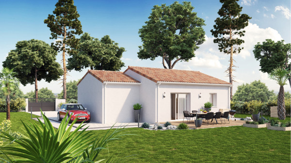 Maison neuve à Béruges avec 2 chambres sur terrain de 459m2 - image 2