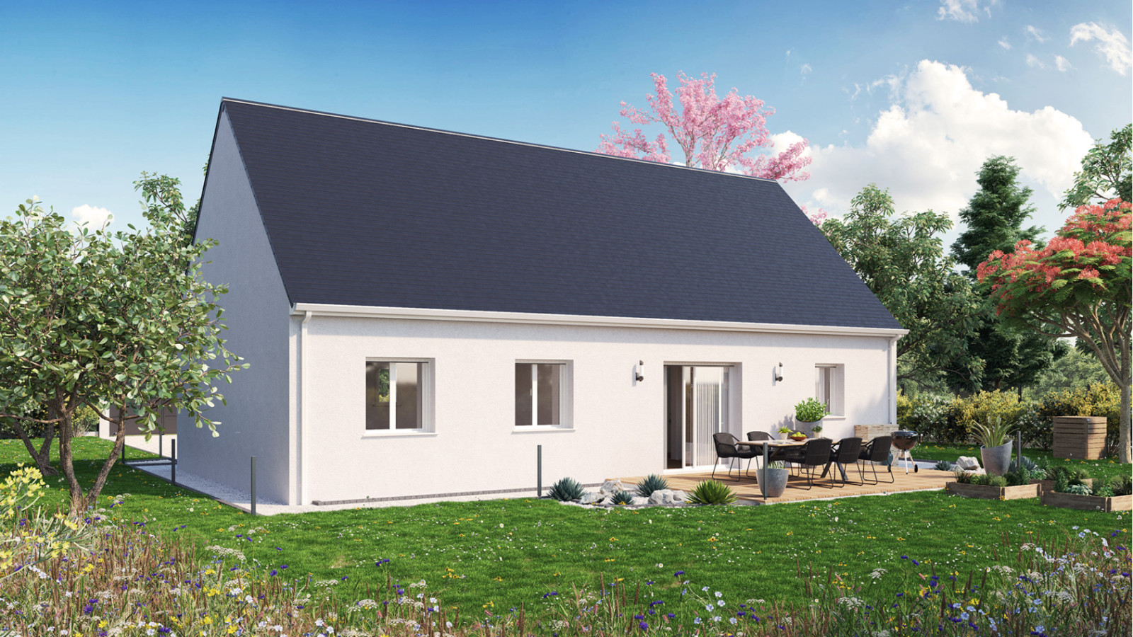 Maison neuve à Cigogné avec 2 chambres sur terrain de 1076m2 / image 3