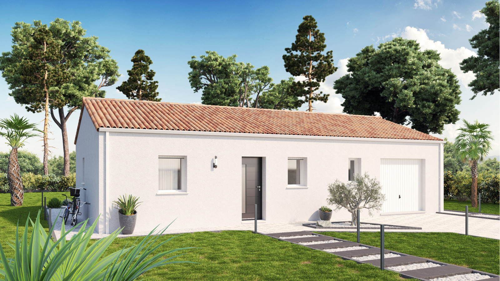 Maison neuve à Palluau avec 2 chambres sur terrain de 416m2 / image 2