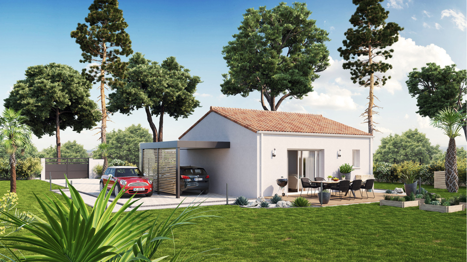 Maison neuve à Saint-Urbain avec 1 chambres sur terrain de 220m2 / image 3