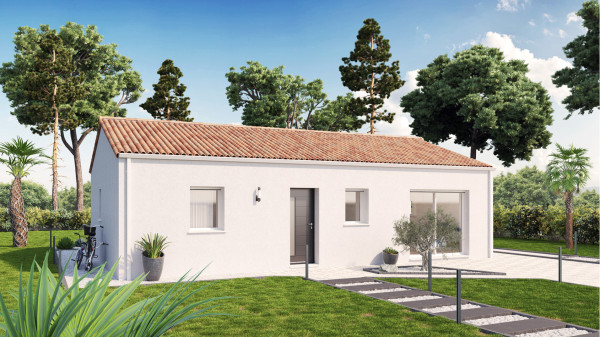 Maison neuve à Bellevigny avec 2 chambres sur terrain de 537m2 - image 3