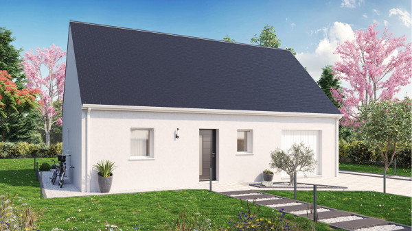 Maison neuve à Appoigny avec 2 chambres sur terrain de 543m2 - image 1